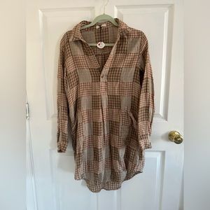 Boutique flannel dress.